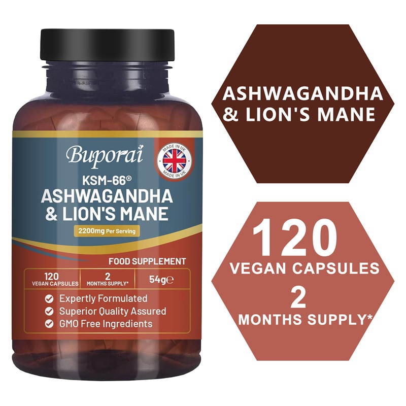 Ginkgo Biloba Extract - Ashwagandha e Lion's Mane - Sollievo