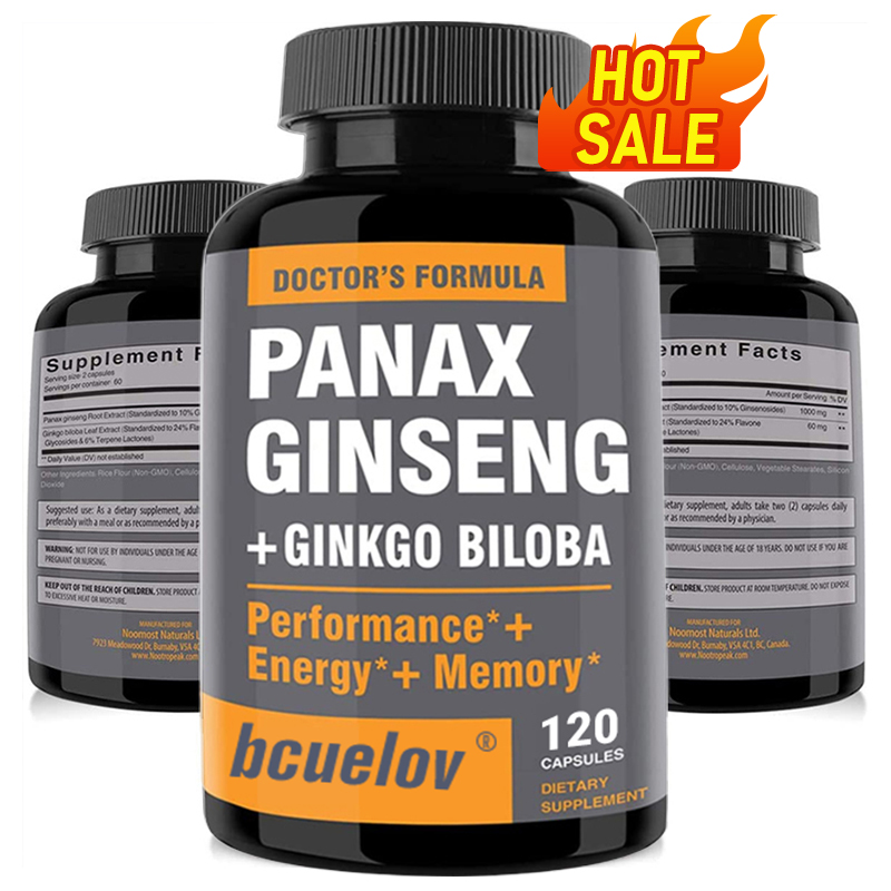Ginkgo Biloba Extract - Capsule di estratto di ginseng +