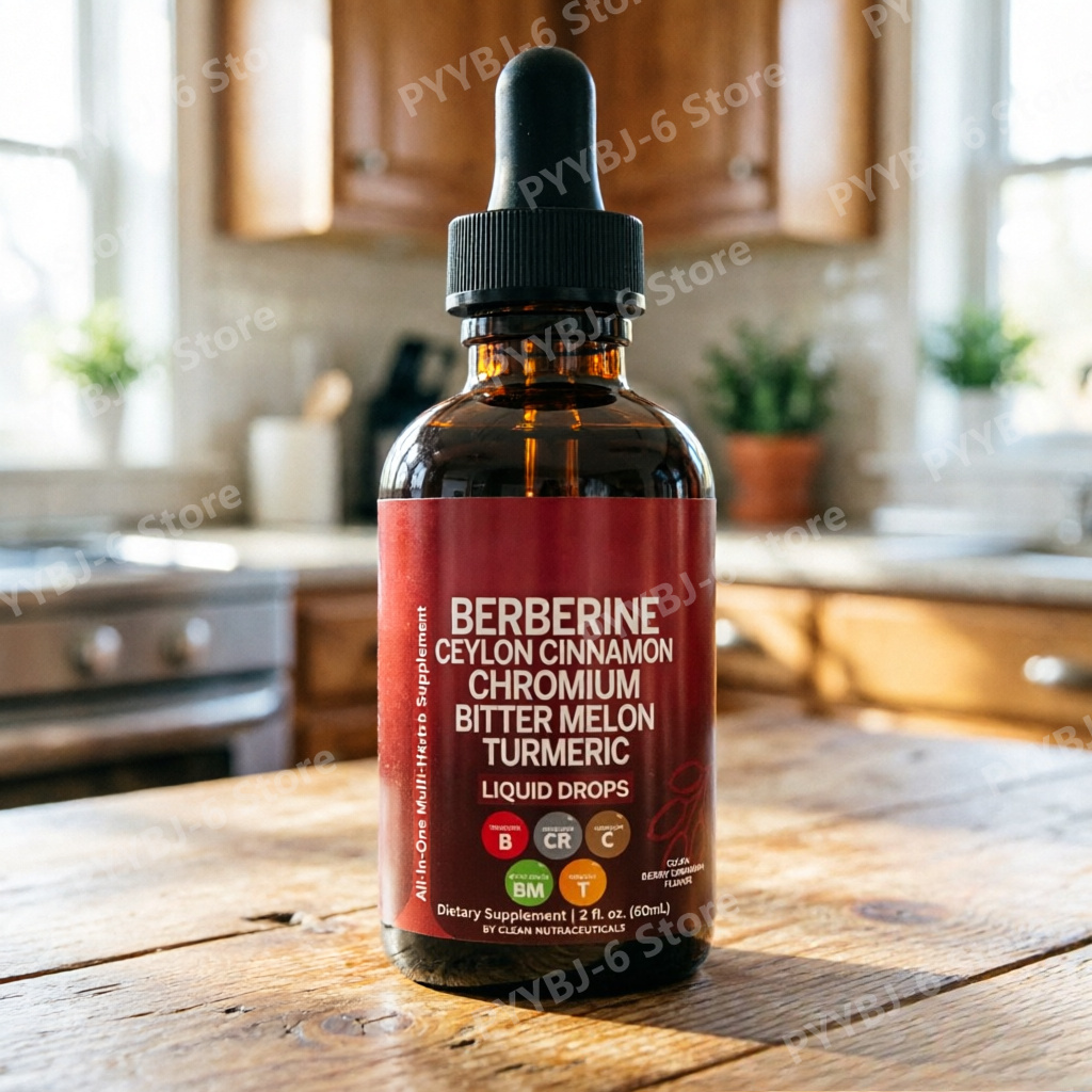 Herbal Wellness Liquid - Gocce Liquide di Berberina, Cromo, Curcuma