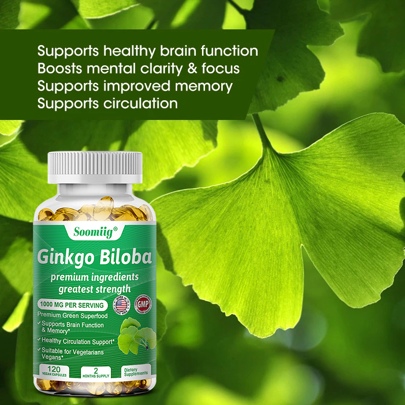 Ginkgo Biloba Extract - Capsule Ginko Biloba - Integratore cerebrale