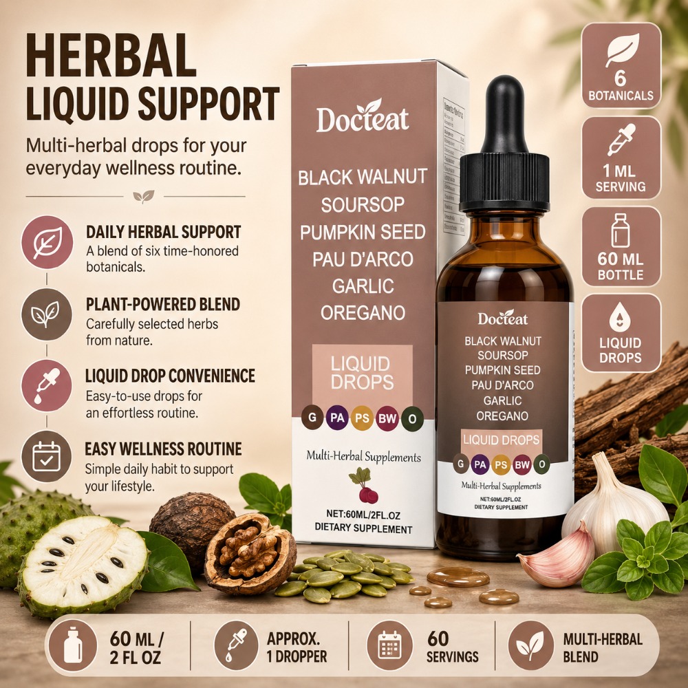 Docteat Gocce Liquide di Noce  - Herbal Wellness Liquid recensione e prezzo