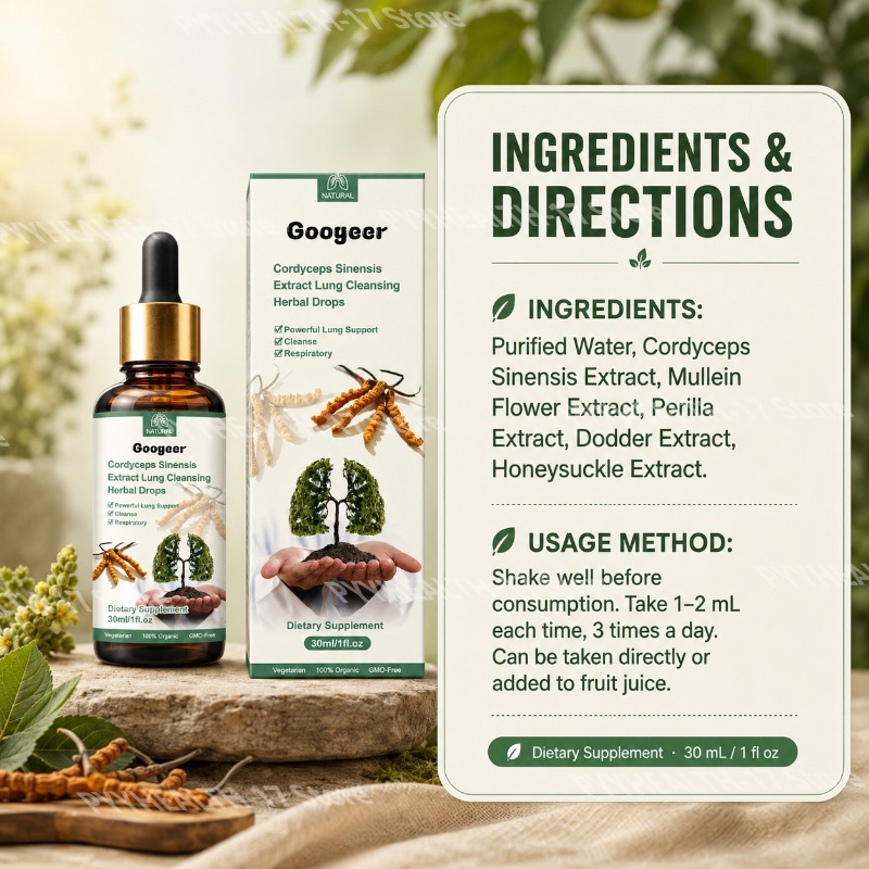 Googeer Cordyceps Drops Integr - Herbal Wellness Liquid recensione e prezzo