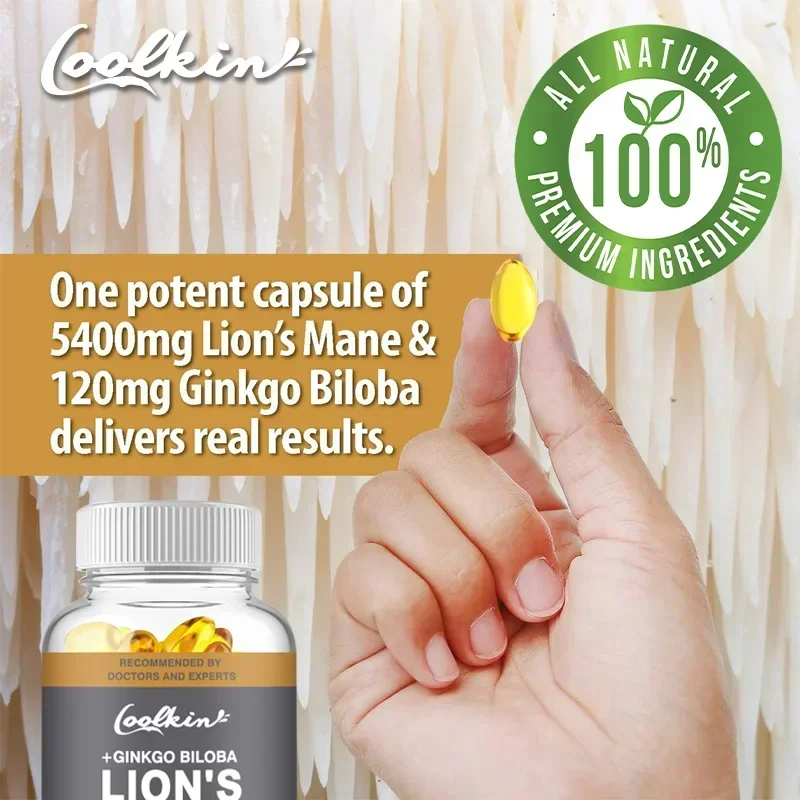 Coolkin Lion's Mane Estratto d - Ginkgo Biloba Extract recensione e prezzo